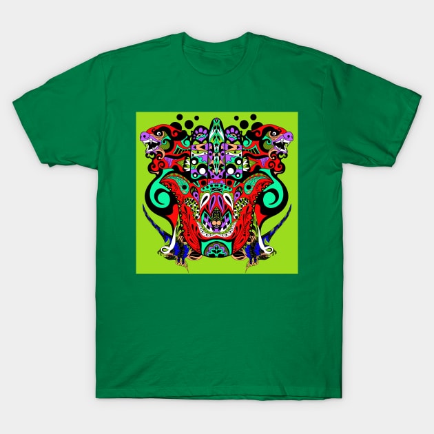 kaiju hand of God mantra ecopop T-Shirt by jorge_lebeau